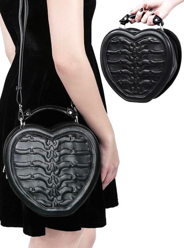 Black Heartz Handbag