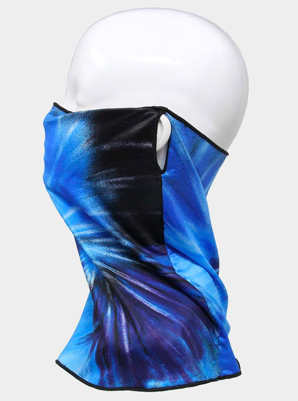 Blue Tie Dye Face Tube Mask | Inked Shop