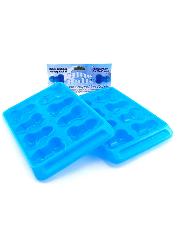 Blue Balls Ice Cube Mold Tray