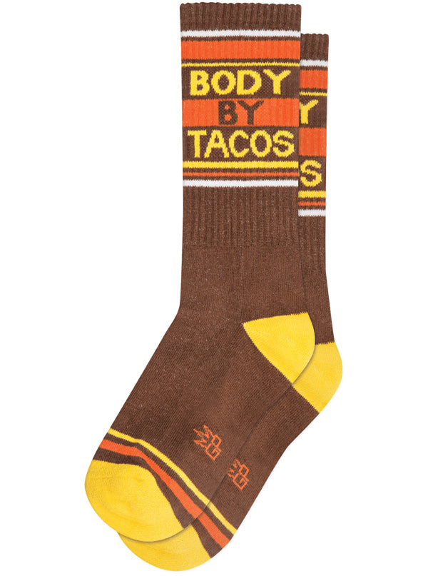 Unisex Body By Tacos Ribbed Gym Socks