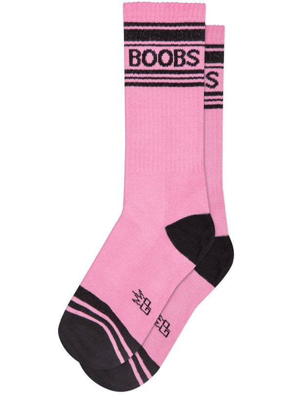 Unisex Boobs Ribbed Gym Socks
