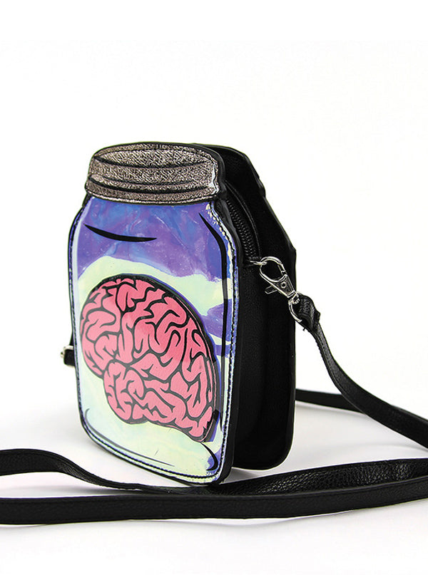 Brain In A Jar Crossbody Bag