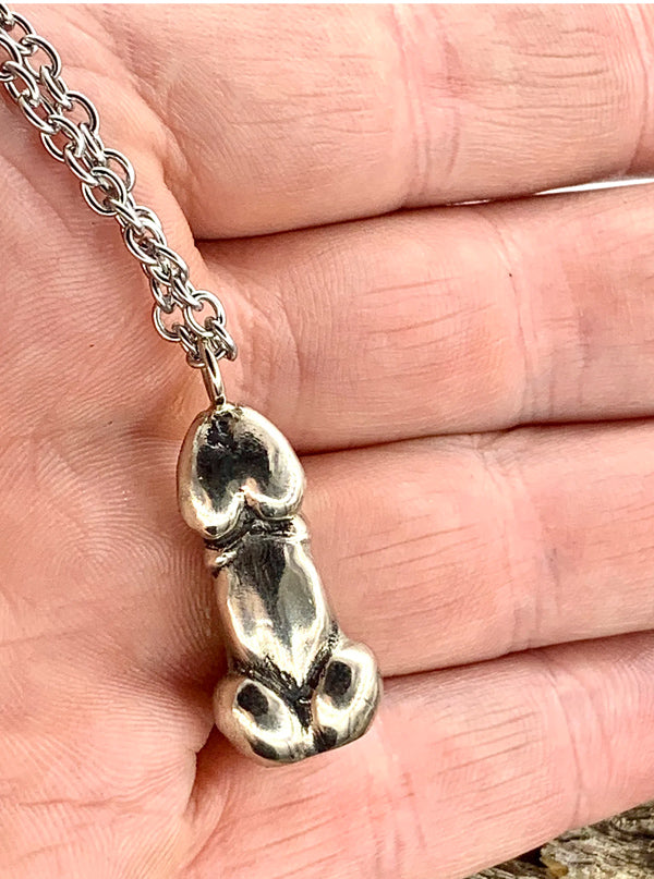Adult Content Bad Little Bunny Phallic Necklace