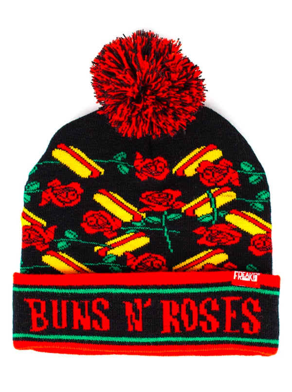 Buns N Roses Pom Beanie