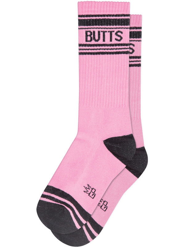 Unisex Butts Ribbed Gym Socks
