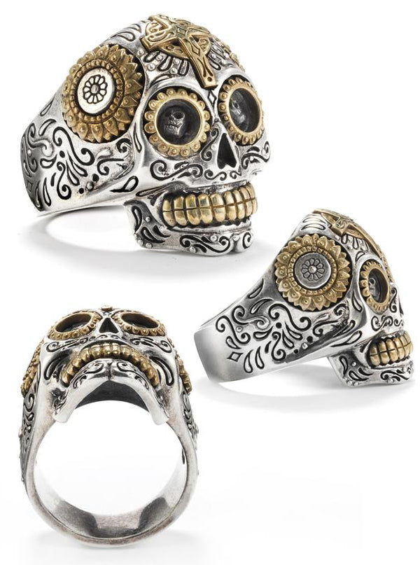 Buy Silver Skull Ring Dainty Skull Ring Silver Skull Stacking Ring Tiny Skull  Ring Witch Ring Witch Jewelry Skull Jewelry Skull Rings for Women Online in  India - Etsy