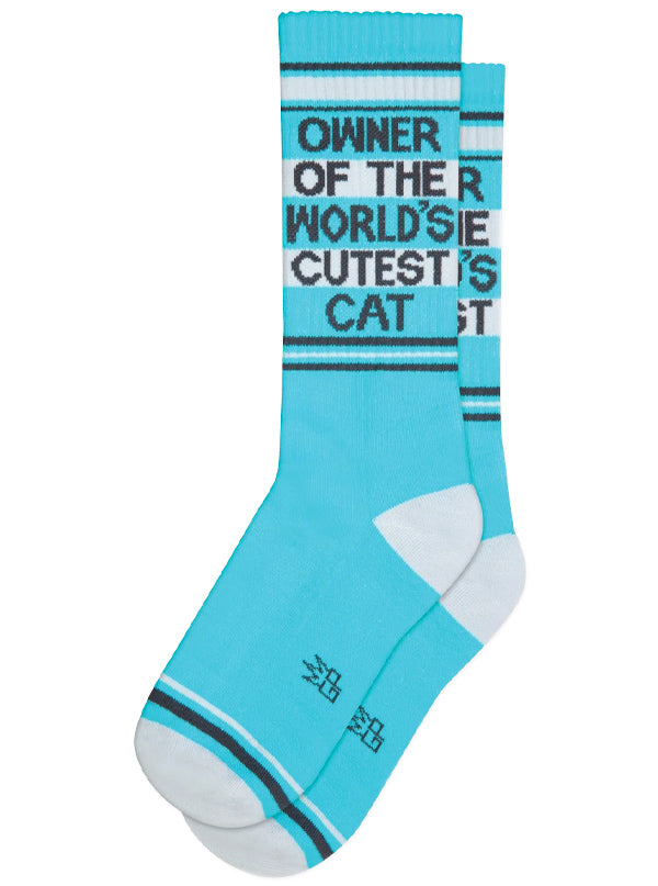 Owner Of The World&#39;s Cutest Cat Ribbed Gym Socks