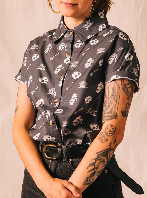 Unisex Cereal Killer Button-Up