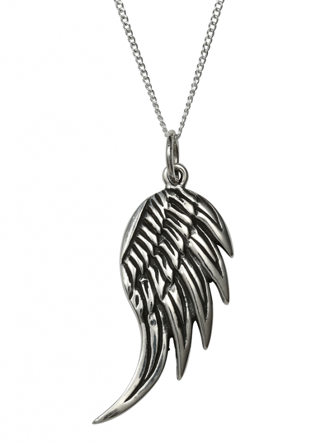 &quot;Angel Wing&quot; Necklace by Femme Metale - www.inkedshop.com