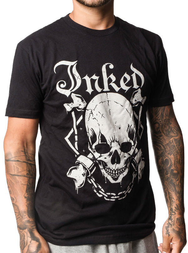 Men&#39;s Skull And Chains Tee