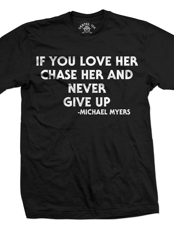 Men&#39;s Never Give Up Tee