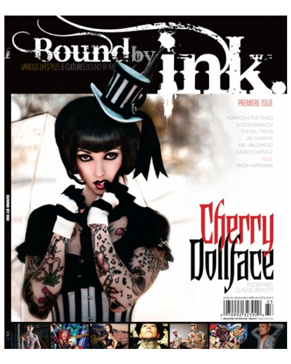 Bound By Ink Magazine Premiere Issue Featuring Cherry Dollface