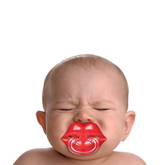 &quot;Lipstick Baby&quot; Pacifier by Fred &amp; Friends - InkedShop - 3