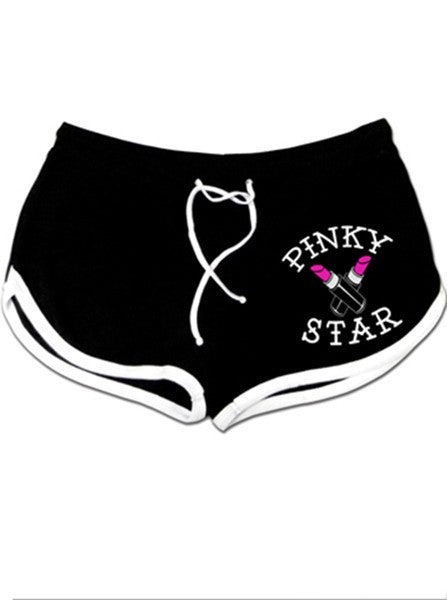 Women&#39;s &quot;Weapon of Choice&quot; Shorts by Pinky Star (Black) - www.inkedshop.com