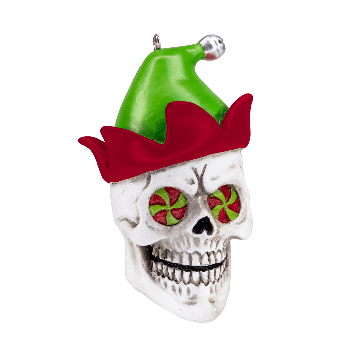 Christmas Skull Ornament