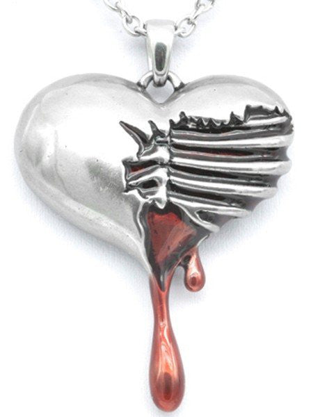 &quot;Bleeding Heart&quot; Necklace by Controse - www.inkedshop.com