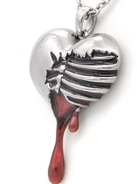 &quot;Bleeding Heart&quot; Necklace by Controse - www.inkedshop.com