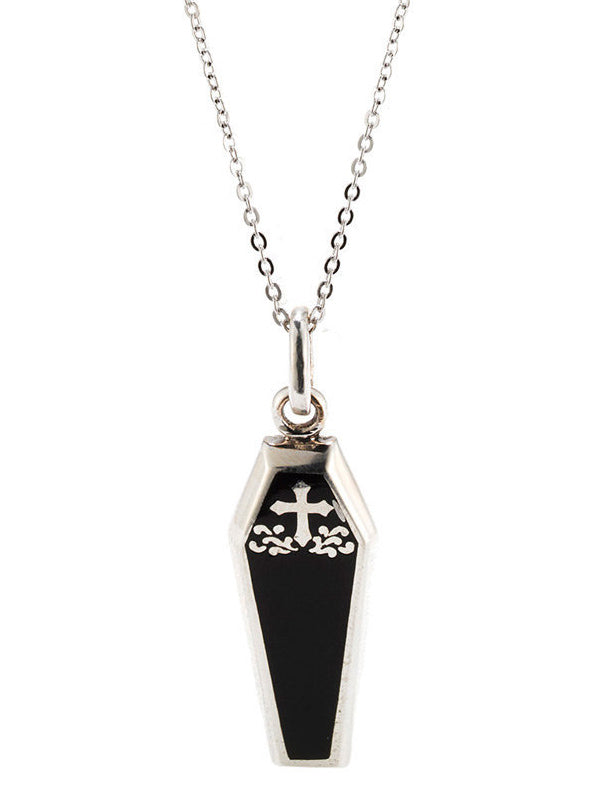 Black Coffin Necklace