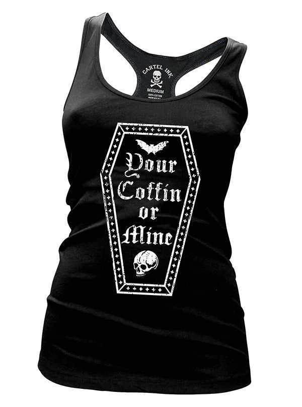 Women&#39;s &#39;Your Coffin or Mine&#39; Racerback Tank