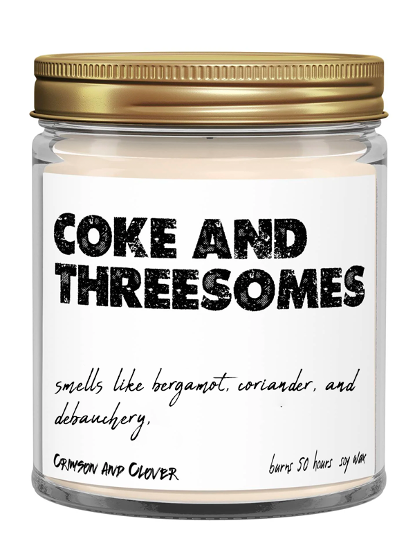 Coke &amp; Threesomes Candle