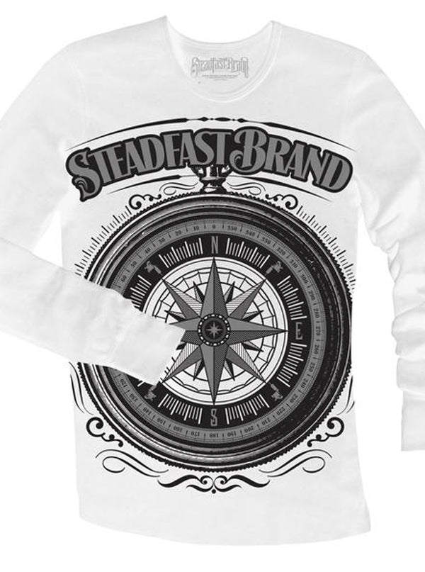 Steampunk Compass Men&#39;s Thermal (white)