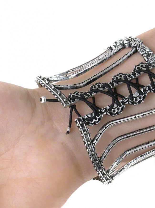 &quot;Tightlace Corset&quot; Bangle by Alchemy of England - www.inkedshop.com
