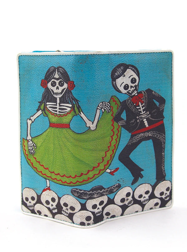 Dancing Sugar Skull Couple Wallet