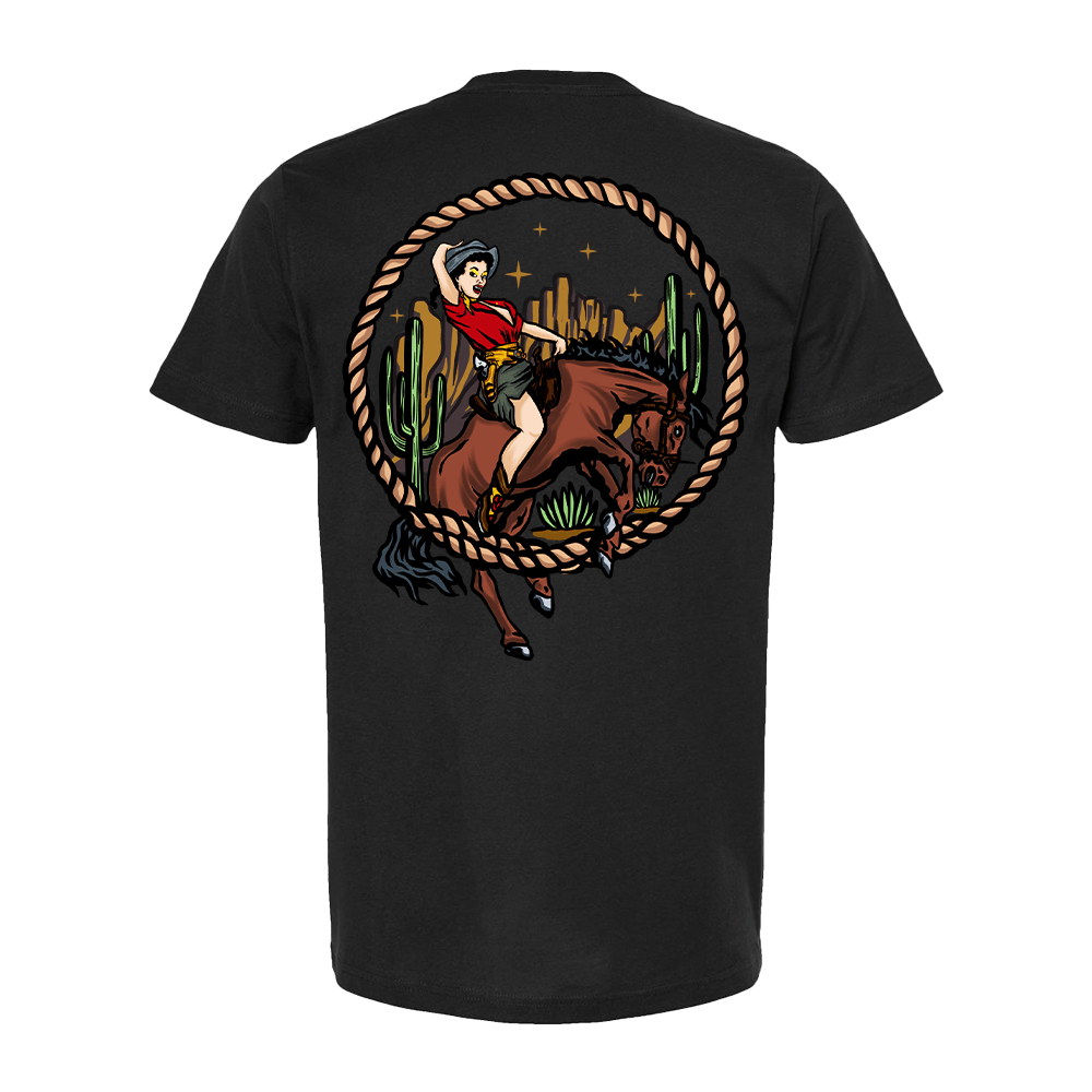 Unisex Cowgirl Pinup Tee