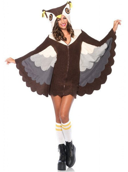 Women&#39;s &quot;Cozy Owl&quot; Costume by Leg Avenue (Brown) - www.inkedshop.com