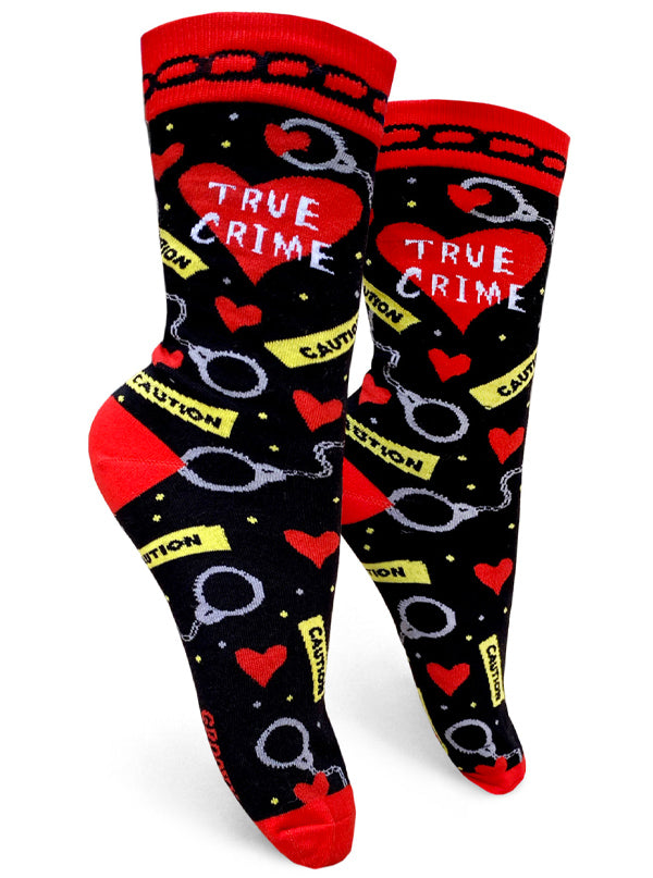 Women&#39;s True Crime Crew Socks