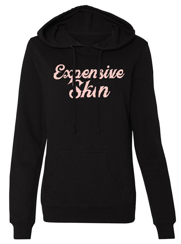 Women&#39;s Expensive Skin Cursive Hoodie