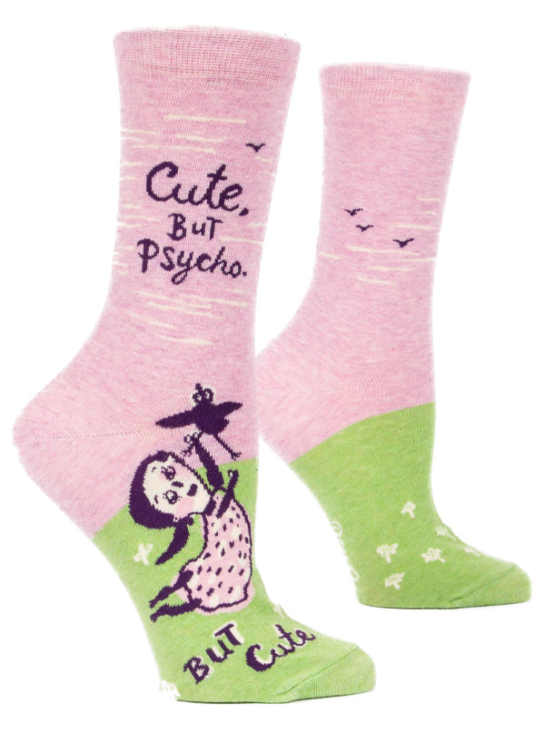 Women&#39;s Cute But Psycho Crew Socks