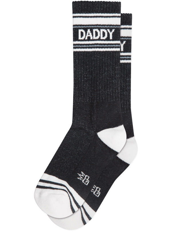 Unisex Daddy Ribbed Gym Socks