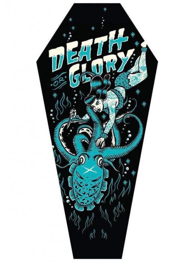 &quot;Death Or Glory&quot; Canvas Coffin by Adi for Black Market Art Company - www.inkedshop.com