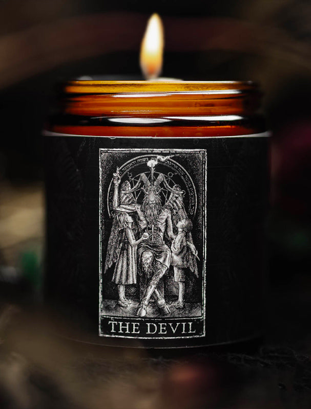 The Devil Tarot Card Soy Candle