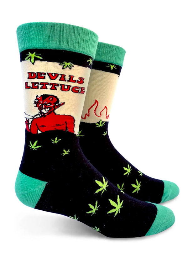 Men&#39;s Devils Lettuce Crew Socks