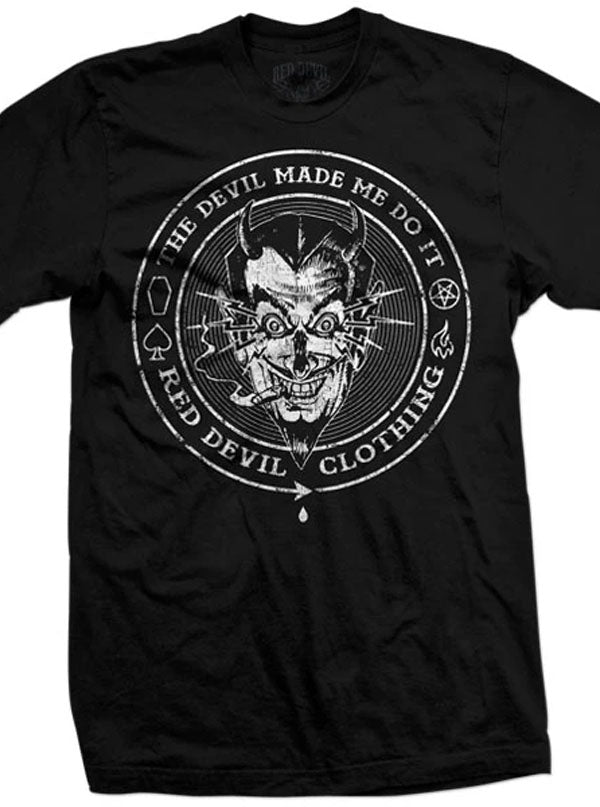 Men&#39;s The Devil Made Me Do It Tee Clothing