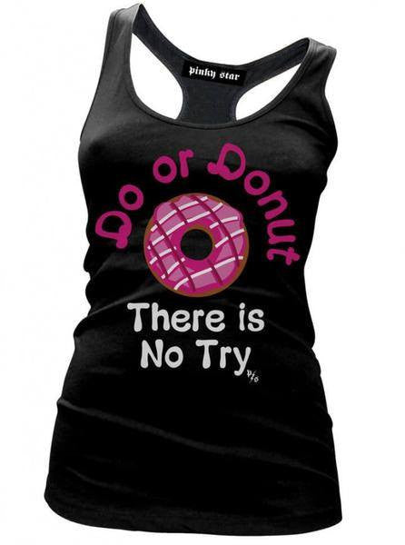 Women&#39;s &quot;Do Or Donut&quot; Collection by Pinky Star (Black) - www.inkedshop.com