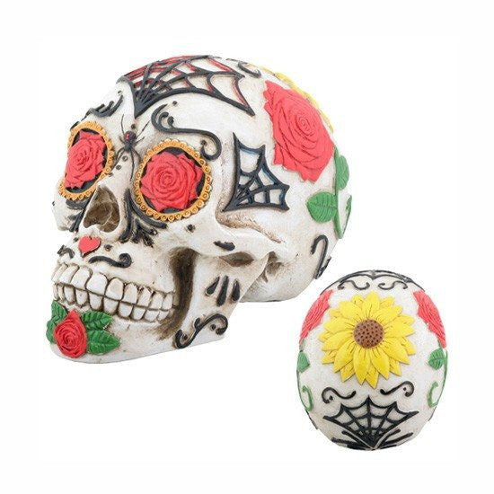 &quot;Day of The Dead&quot; Tattoo Sugar Skull by Summit Collection - InkedShop - 1