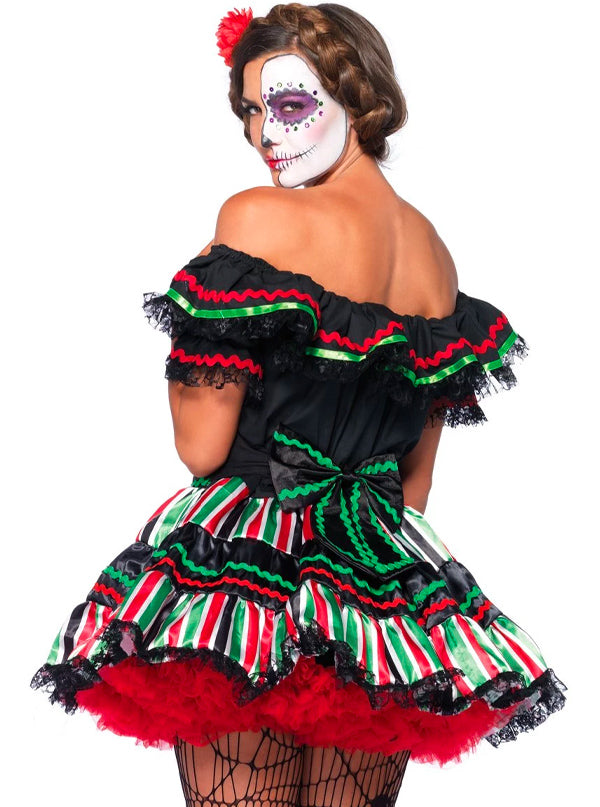 Women&#39;s Day of the Dead Doll Costume