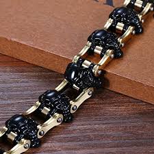 Men&#39;s Gearhead Chain Bracelet