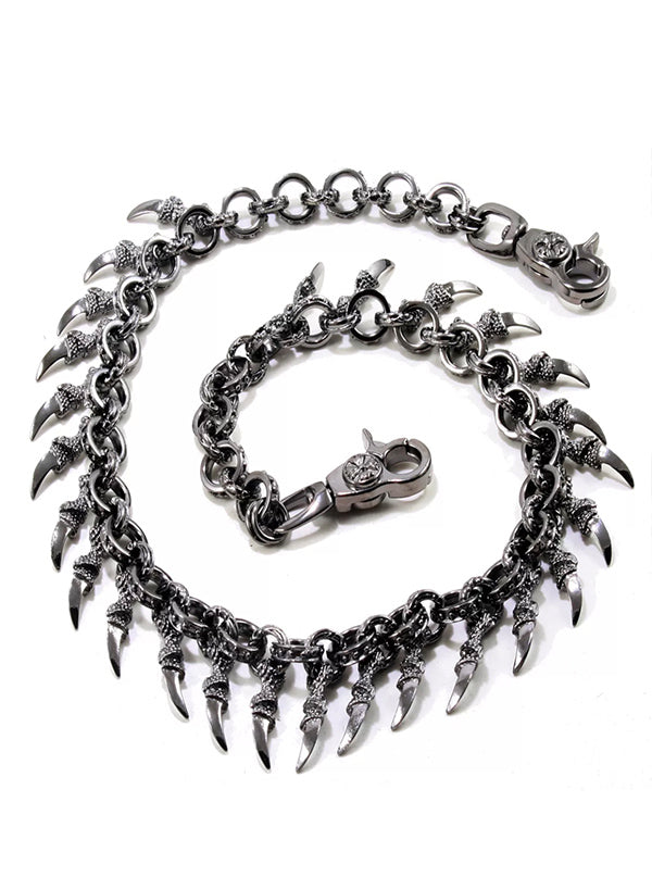 Men&#39;s Medieval Dragon Claw Wallet Chain