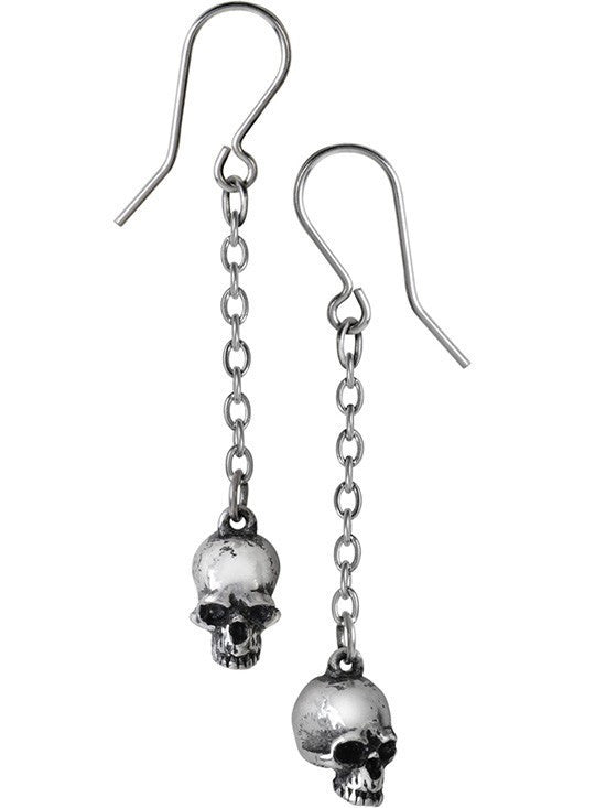 &quot;Deadskulls&quot; Earrings by Alchemy of England - www.inkedshop.com
