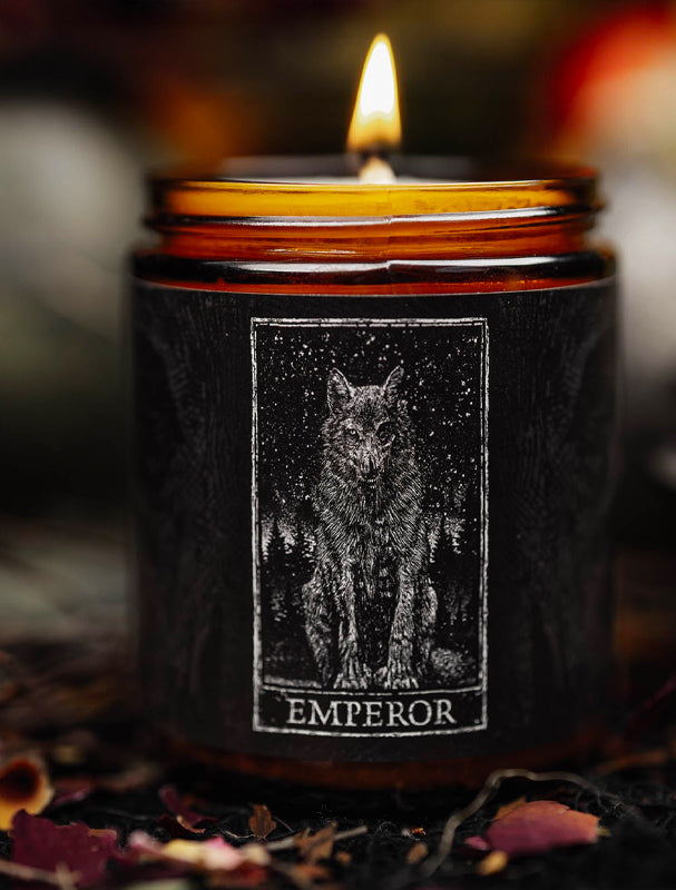 The Emperor Tarot Card Soy Candle