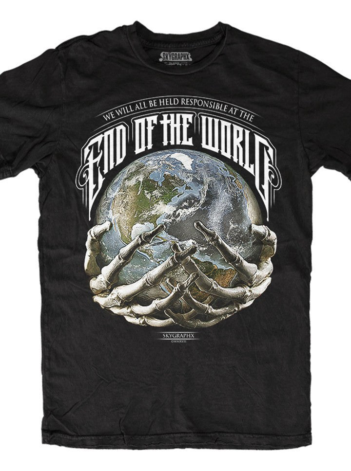 Men&#39;s &quot;End of the World&quot; Tee by Skygraphx (Black) - www.inkedshop.com
