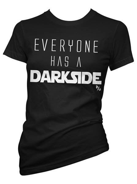 Women&#39;s &quot;Everyone Has A Darkside&quot; Tee by Pinky Star (Black) - www.inkedshop.com
