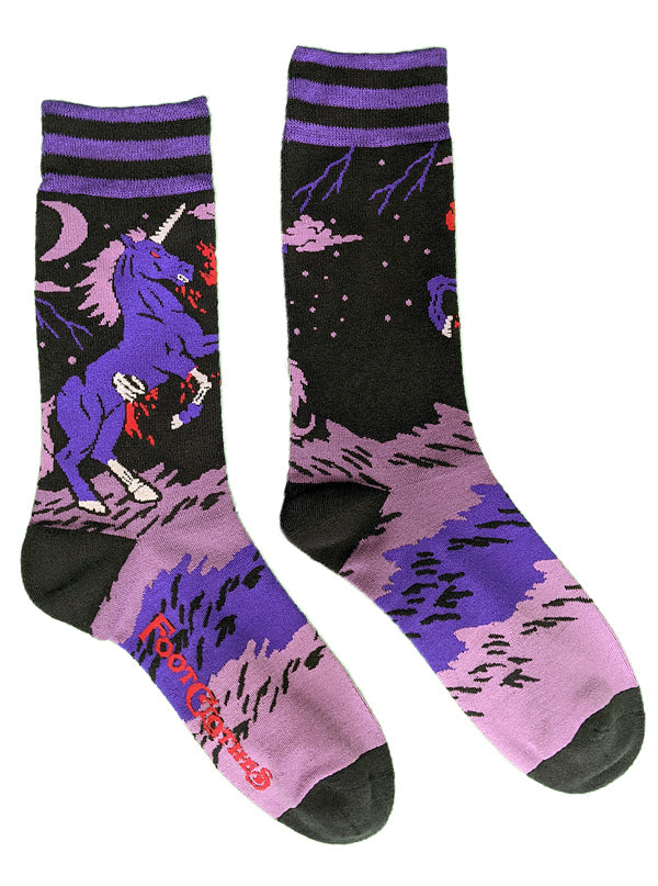 Evil AF Unicorn Socks