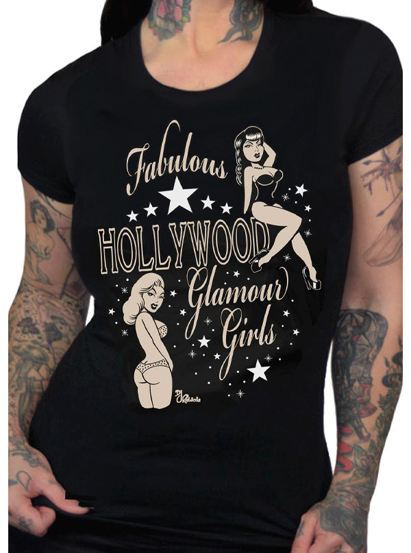 Women&#39;s Fabulous Hollywood Glamour Girls Tee