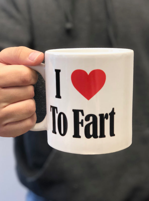 I Heart To Fart Giant Mug