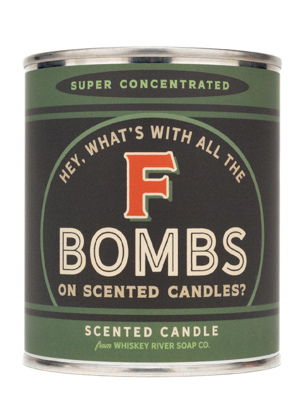 F Bombs Vintage Paint Candle